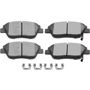 SCITOO Ceramic Brake Pads Kits, 4pcs Front Brakes Pads Set fit 2011-2015 For Hyundai For Sonata,2011-2016 For Kia For Optima