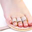 Welnove Toe Straightener Hammer Toes Corrector Pack of 2 (3 Holes) for Claw Toe Mallet Toe Contracted Toe and Cured Toe Hammer Toe Splint