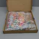 20 Pcs Interchangeable Welcome Sign for All Seasons Seasonal Front Door Decor with 4 Sign and 14 Changeable Icons Farmhouse Front Porch Rustic Holiday Wooden Door Decor (Brown)