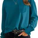 WIHOLL womens Soft (Blue, M)
