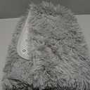 Merelax Soft Modern Indoor Shaggy Area Rug for Bedroom Livingroom Dorm Kids Room Home Decorative, Non-Slip Plush Fluffy Furry Fur Rugs Comfy Nursery Accent Floor Carpet 2x3 Feet, Grey