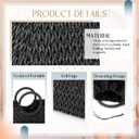 Frienda Straw Tote Bag Summer Beach Bag Handmade Straw Rattan Woven Handbag for Women Travel