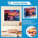 2000 Piece Jigsaw Puzzle for Adults Maui Island Sunset Over Pacific Ocean, Challenging & Relaxing Puzzle Game, Glossy Recycled Paper, Great for Mindful Play & Gift (39 x 28 in)