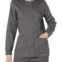 Amazon Essentials Women's Scrub Snap Jacket , Size 2pcs XS, 1 Pcs XXL