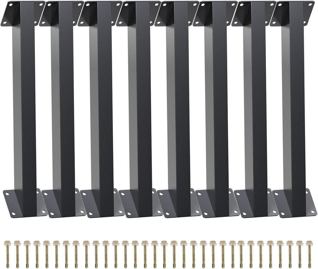 8PC 45 Degree Angle Support Bracket, Pergola Kit Heavy Duty Connector Brace Bracket Kit for Pergolas for for Gazebos Patio Pergolas Log Cabin