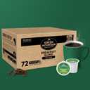 Green Mountain Coffee Roasters Breakfast Blend Single-Serve Keurig K-Cup Pods, Light Roast Coffee, 72 Count (EXP 09/28/27)