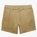 maamgic Men's Classic-fit 5.5" Cotton Casual Shorts Elastic Waistband with Multi-Pocket Daily Wear Walking Summer Outfit Size 34