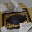 Tosnail 2 Pack Decorative Book Boxes Wooden Antique Book Decorations Vintage Storage Box