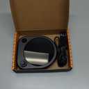 Coffee Mug Warmer for Desk, Electric Cup Heater for Tea Milk Beverages with Adjustable Temperature Display, Auto Shut Off Timer Mug Sensor, Candle Wax Heating Plate, Ideal Gift Accessory