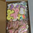 Yungyan 104 Pcs 100 Day of School DIY Shirt Letter Patches Chenille Selfadhesive for Teacher Backpack Cloth Preppy Embroidery Sticker Cute Star Heart Rainbow Patch Craft Hat Iron on Activity Supplies