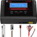 LiPo Battery Charger, 150W 10A AC/DC RC Balance Charger for 1-6S LiPo/LiHV/Li-ion/Life, NiMH NiCd (1-15S) Pb, Fast Charging for RC Car, Drone, Airplane, Helicopter