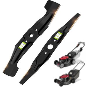 Lawn Mower Blades for Honda HRR216 HRR216K9 VKA VYA, HRX217, High Lift Mulching Blades for Walk Behind Mowers, 21" Twin Blade Set Replaces OEM no. 72531-VH7-000 & 72511-VH7-000 (Set of 2)