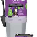 Litter Genie Standard Pail (Silver) | Cat Litter Box Waste Disposal System for Odor Control | Includes 1 Square Refill Bag