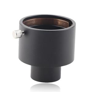 Metal 1.25" to 2" Telescope Eyepiece Adapter, 31.7mm to 50.8mm Mount Adapter Telescope Eyepiece Mount Adapter Reflector Telescope Eyepiece Adapter for Telescopes