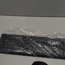 Wireless Keyboard and Mouse Combo for Windows, 2.4G Full-Sized External Cordless Computer Keyboard Mouse Combo for Laptop PC Desktop Chrome Mac, Number Pad 1600 DPI Silent Mouse USB Receiver (Black)