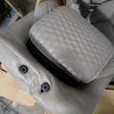 COLAMY Office Ergonomic Desk High Back Executive Chair with Pop-Out Lumbar Support, Upgraded Casters, Adjustable Headrest, Flip-Up Arms, Leather Home with Thick Cushion for Comfort - Black