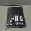 RYB HOME Short Bedroom Blackout Curtains - Small Window Treatment Set Energy Saving Thermal Insulated Drapes for Living Room/Nursery/Kitchen, 42-inch Wide x 45-inch Long, Black, 2 Panels