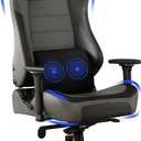 Blue Whale 450lbs Gaming Chair High-Back Big and Tall Gaming Chair Ergonomic Gaming Chair with Massage Function for Adults Ergonomic Heavy Duty Office Chair with Widen Metal Base