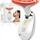 Eden & Elm - Face & Neck Sculpting Massager  7 Color LED Beauty Tool for Firm-Looking Skin, Jawline Contouring & Daily Lift Routine  Ergonomic Curved Wireless Skincare Device