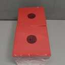 Tissue Box Cover, Red (Pack of 2)