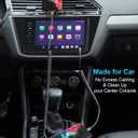 UYOUNG USB C Cable for Car 3FT, Coiled USB A to USB C Fast Charging Cable, USB-C Cable Compatible with iPhone 17/16/15/Samsung Galaxy S20 S10 S9 S8 Plus Note 10 9 8 and More USB C Devices
