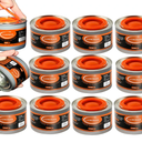Luminar Resealable-Wick Chafing Fuel Cans, 12 Pack, 4 Hour - Premium Quality Burners for Food Warmers - No More Spills, Waste, or Hassle - Perfect for Convenient, and Long-Lasting Event Catering
