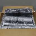 Hisencn Grill Replacement Parts for Nexgrill 720-0864 720-0864R 720-0864M, 14 9/16" Porcelain Steel Heat Plates, 17″ Cast Iron Grill Cooking Grates for Nexgrill Replacement Parts 2 Burner Grill