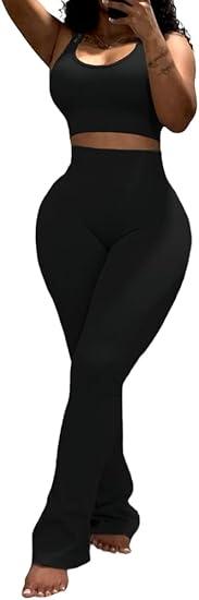 Nimsruc 2 Piece Outfits for Women Casual Sweat Suits Trackusuits, (Small)