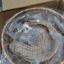 Maliralt Hanging Lamps Rattan Pendant Light - 16.4ft Plug in Cord Hanging Light Fixture Plug Into Wall Outlet Pendant Lighting with On Off Switch for Bedroom Living (Lantern Shade)