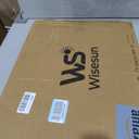 Wisesun 18x24 Poster Frame, Black Wood with Plexiglass, 16x20 Mat, 1 Pack
