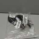 NAYOO Bangs Hair Clip - Brown Black Fake Bangs 100% Real Human Hair Extensions French Bangs for Women Fringe with Temples Hairpieces Curved Bangs for Daily Wear (Brown Black, French Bangs)