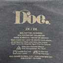 DOE Men’s Graphic T-Shirt "AMERICA" Print – Patriotic Red & Blue Stars Design – 50% Cotton, 50% Polyester – Size 2X