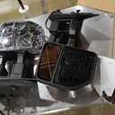 AERDM New Towing Mirror Chrome Cap with Temperature sensor Fit 1999-2016 Ford Super Duty F-250 F-350 F-450 F-550 with Turn Signal and Auxiliary Lamp