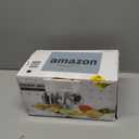 Ourokhome Rotary Cheese Grater Hand Crank, Kitchen Shredder Speed Mandolin Slicer Nuts Grinder with Handle and Drum Blades for Cheese, Vegetable, Walnuts, Chocolate, Potato, Carrot, 3 Blades, White