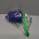 Luigi's Sink Plunger Kitchen - Sink Plunger Bathroom - Drain Bathtub or Shower - Large and Powerful Clog Remover - Commercial Style Plumbers Plungers with Large Bellows - Blue Green - Grande