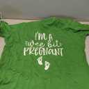 I'm A Wee Bit Pregnant Irish St Patricks Pregnancy Reveal TShirt. XL Size