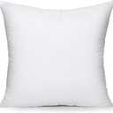 MoonRest Square Pillow Form Insert Hypoallergenic Sham Stuffer, 100% Polyester Microfiber Fill, Lined with Woven Cotton Blend Cover for Decorative Pillow Couch Sofa Bed Cushions 23 X 23