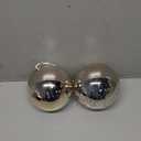 XmasExp Large Christmas Ball Ornaments,2pcs Gold Giant Shatterproof Plastic Hanging Mercury Xmas Ball Decorations Christmas Tree Ornaments (Gold, 6")