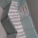 Ingenuity Tuckaway Toddler Folding Tub, Converts Shower to Tub, Folds to Store, Easy to Clean, No Assembly Required, Portable Baby Bathtub for Travel, 12M-5Y (Green)