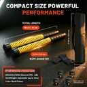 Cordless Battle Ropes with Adjustable Weights Blocks, Portable Ropeless Workout Equipment for Home Gym, Full Body Strength & HIIT Training, Cardio Exercise Rope with Gloves & Storage Bag