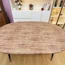 Pioggia Oval Vinyl Fitted Tablecloth with Flannel Backing Elastic Table Cloth Waterproof Oil-Proof Plastic Table Cover Best for Up to 48" x 68"