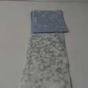 LYCGS 7x5ft Blue and Silver Backdrop Birthday Silver Spots Bokeh Wedding Prom Graduation Photography Background X-79 (Multi)