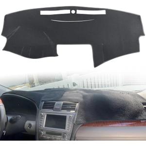 LivTee Dash Mat Dashboard Cover, Fits for Toyota Camry 2007 2008 2009 2010 2011 Y27, Dashboard Pad Carpet, Mat Pad Custom Fit Dashboard Decorative(Dark Gray)