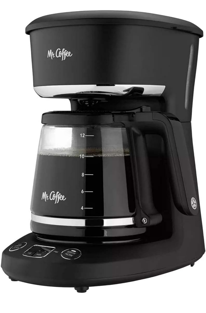 Mr. Coffee® 12-Cup Programmable Coffeemaker, Brew Now or Later