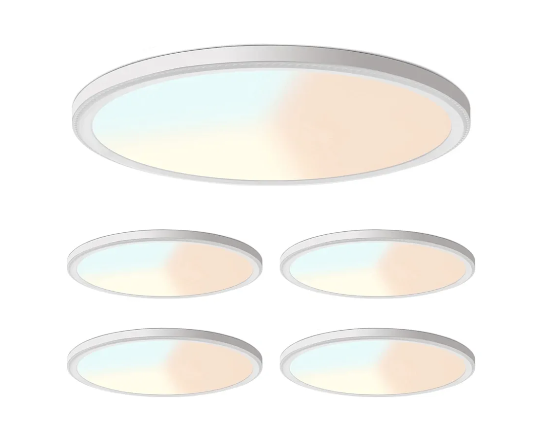 4Pack Led Ceiling Light, 42W 4500LM Ultra-Thin Surface Mount Light Fixtures, 15.8 Inch 3000K/4500K/6000K 3CCT Selectable Flush Mount Ceiling Light for Living Room, Bedroom, Kitchen…