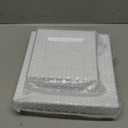 N9R 60PCS White Square Plastic Plates, 30 Dinner & 30 Dessert Plates Heavy Duty, Fancy Disposable Plates for Party, Wedding and other Events