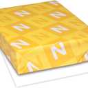 Neenah Paper 04631 CLASSIC CREST Paper, 24lb, 97 Bright, 8 1/2 x 11, Solar White, 500 Sheets