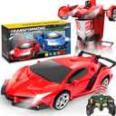 Dolanus Remote Control Car - Transform Robot RC Cars, Toys for Ages 5-7, Kids Toys, 4 Year Old Boy Toys, Toys for 3 4 5 6 7 8 10 12 Years Old Boy, Gifts for Boys Kids Toddlers Birthday (Red and Black)