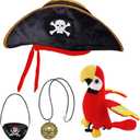 Pirate Hat Pirate Costume Accessories for Kids Man Woman Halloween Costume Party Dress UP