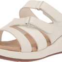 Easy Street Women's Koda Wedge Sandal (6 Narrow, White)